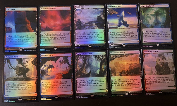 Fetch Land ZNE FOIL (Totale 10 carte) Zendikar Rising- Expeditions
